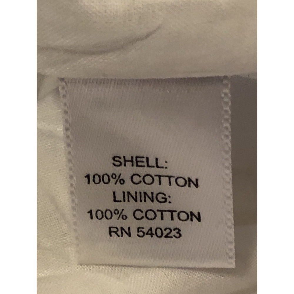 Banana Republic Women's Size 8 Cotton White Eyelet Skirt Knee Length Pencil - Picture 14 of 16